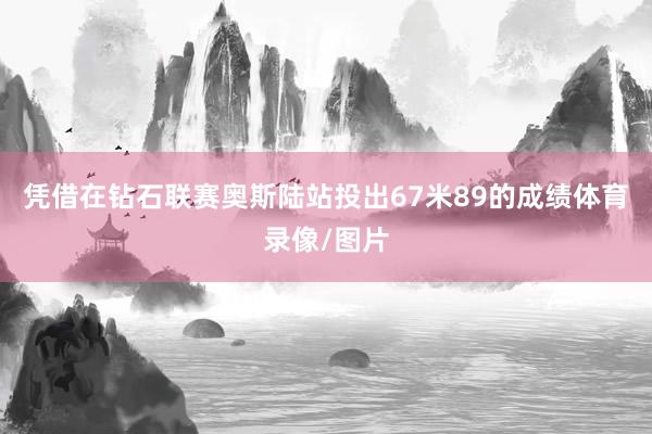 凭借在钻石联赛奥斯陆站投出67米89的成绩体育录像/图片