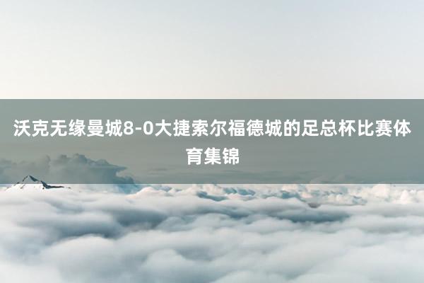 沃克无缘曼城8-0大捷索尔福德城的足总杯比赛体育集锦