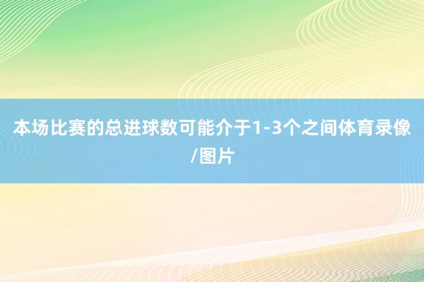 本场比赛的总进球数可能介于1-3个之间体育录像/图片