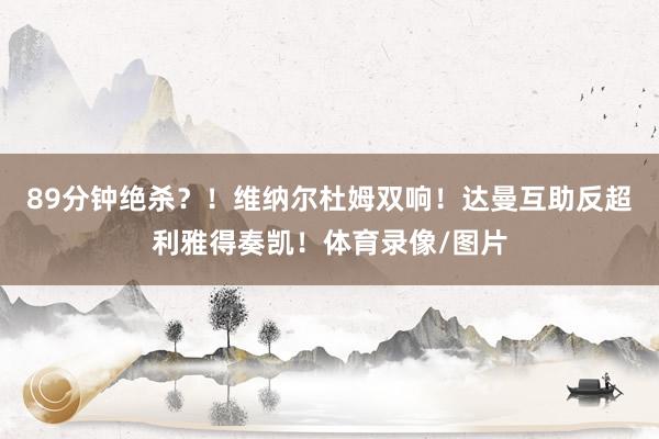 89分钟绝杀？！维纳尔杜姆双响！达曼互助反超利雅得奏凯！体育录像/图片