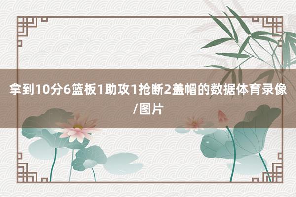 拿到10分6篮板1助攻1抢断2盖帽的数据体育录像/图片