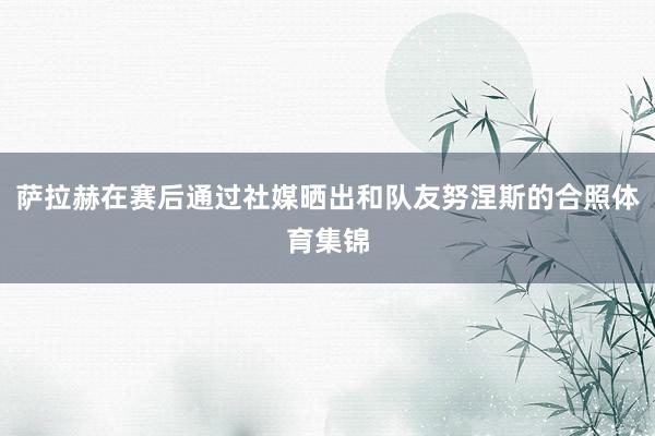 萨拉赫在赛后通过社媒晒出和队友努涅斯的合照体育集锦