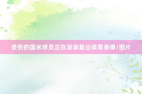 受伤的国米球员正在渐渐复出体育录像/图片