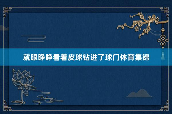 就眼睁睁看着皮球钻进了球门体育集锦