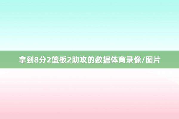 拿到8分2篮板2助攻的数据体育录像/图片