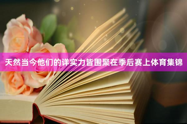 天然当今他们的详实力皆围聚在季后赛上体育集锦