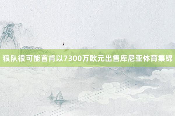 狼队很可能首肯以7300万欧元出售库尼亚体育集锦