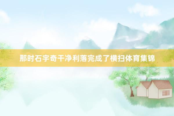 那时石宇奇干净利落完成了横扫体育集锦