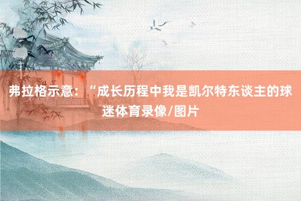 弗拉格示意：“成长历程中我是凯尔特东谈主的球迷体育录像/图片
