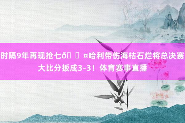 时隔9年再现抢七😤哈利带伤海枯石烂将总决赛大比分扳成3-3!体育赛事直播