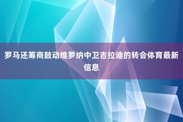 罗马还筹商鼓动维罗纳中卫吉拉迪的转会体育最新信息