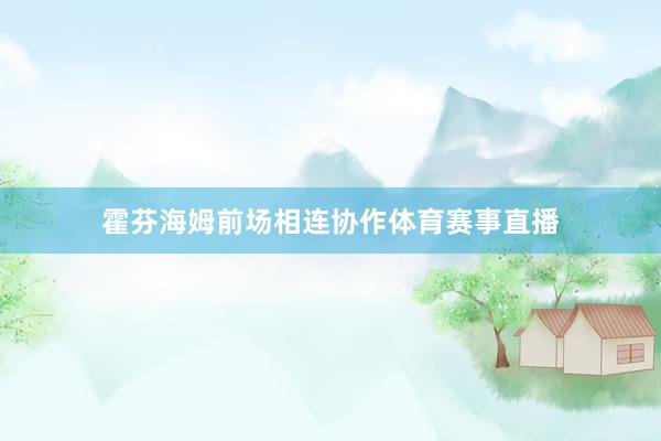 霍芬海姆前场相连协作体育赛事直播