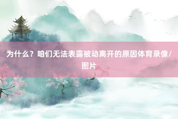 为什么？咱们无法表露被动离开的原因体育录像/图片