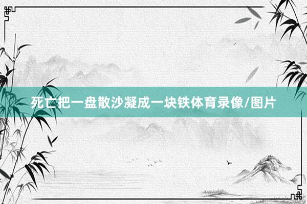 死亡把一盘散沙凝成一块铁体育录像/图片