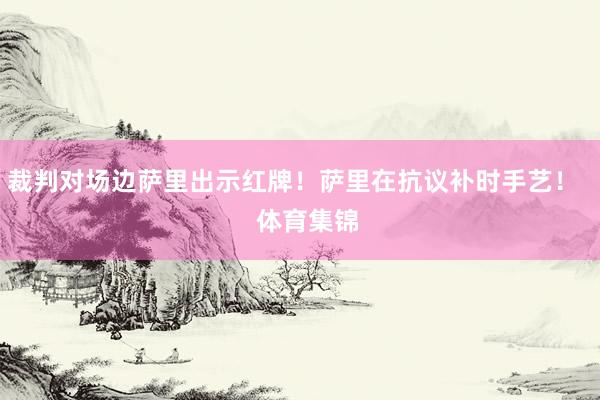 裁判对场边萨里出示红牌!萨里在抗议补时手艺! 体育集锦