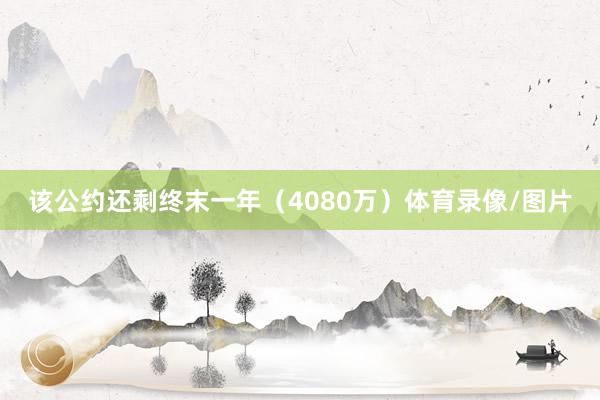 该公约还剩终末一年（4080万）体育录像/图片