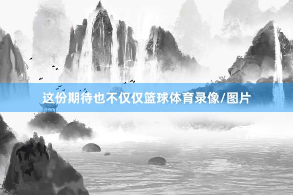 这份期待也不仅仅篮球体育录像/图片